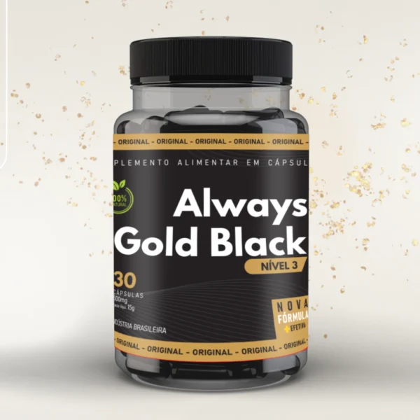 ALWAYS GOLD BLACK - NÍVEL 3 100% ORIGINAL