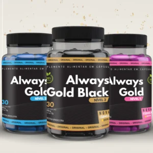 KIT COMPLETO 03 FRASCOS ALWAYS GOLD NÍVEL 1, 2 E 3