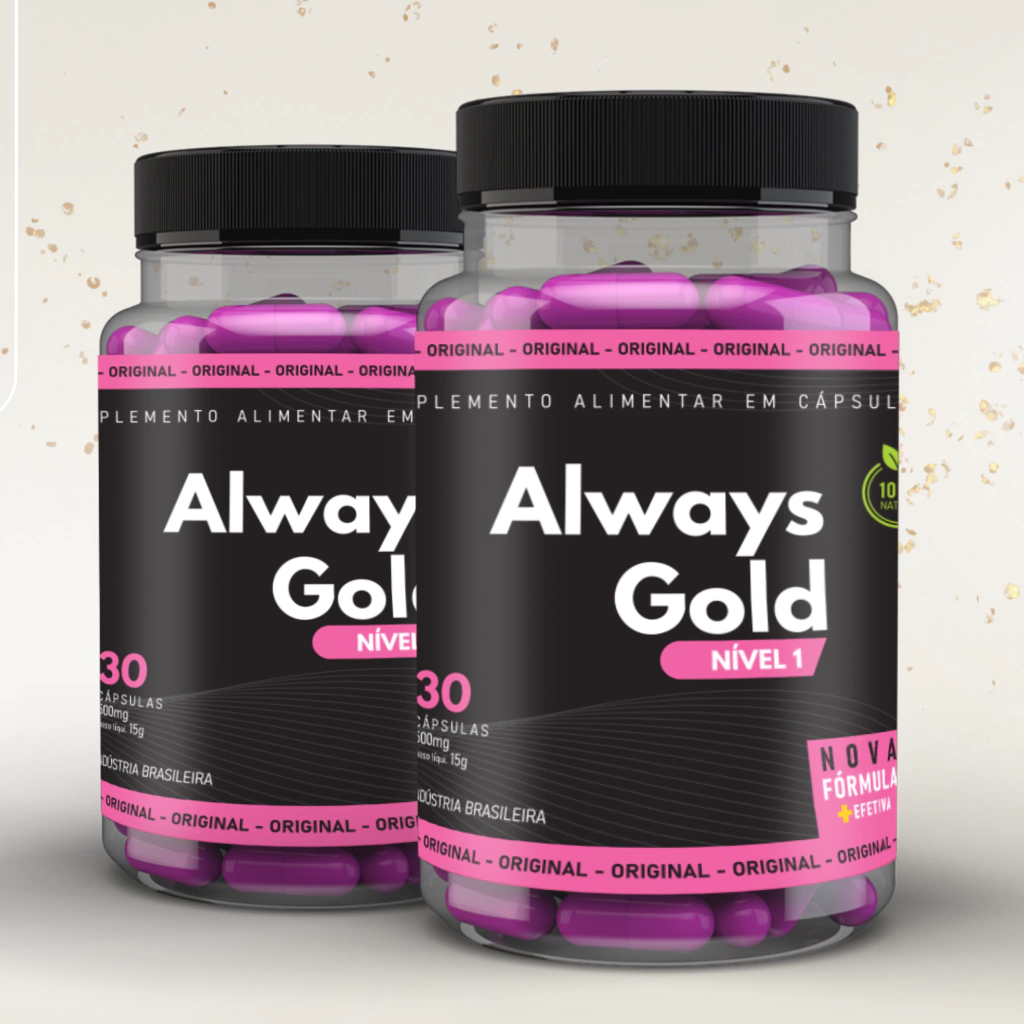 KIT 02 FRASCOS ALWAYS GOLD NÍVEL 1